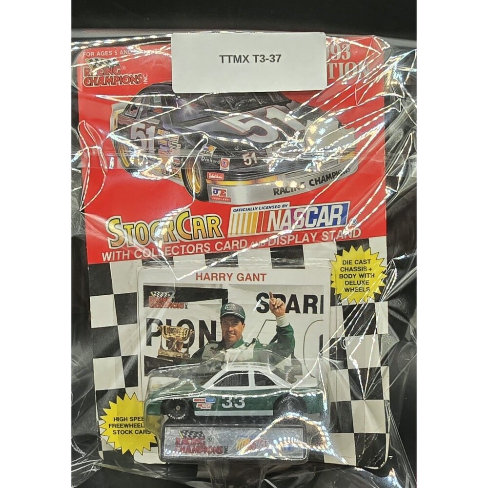 1994 Racing Champions 1:64 Scale NASCAR Diecast Stock Car #33 Harry Gant - Picture 4 of 4
